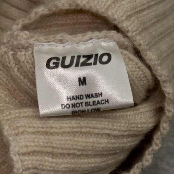 Danielle Guizio Cashmere Wool Blend Knit SHRUG ONLY Size Medium Oatmeal Colorway - Picture 4 of 9